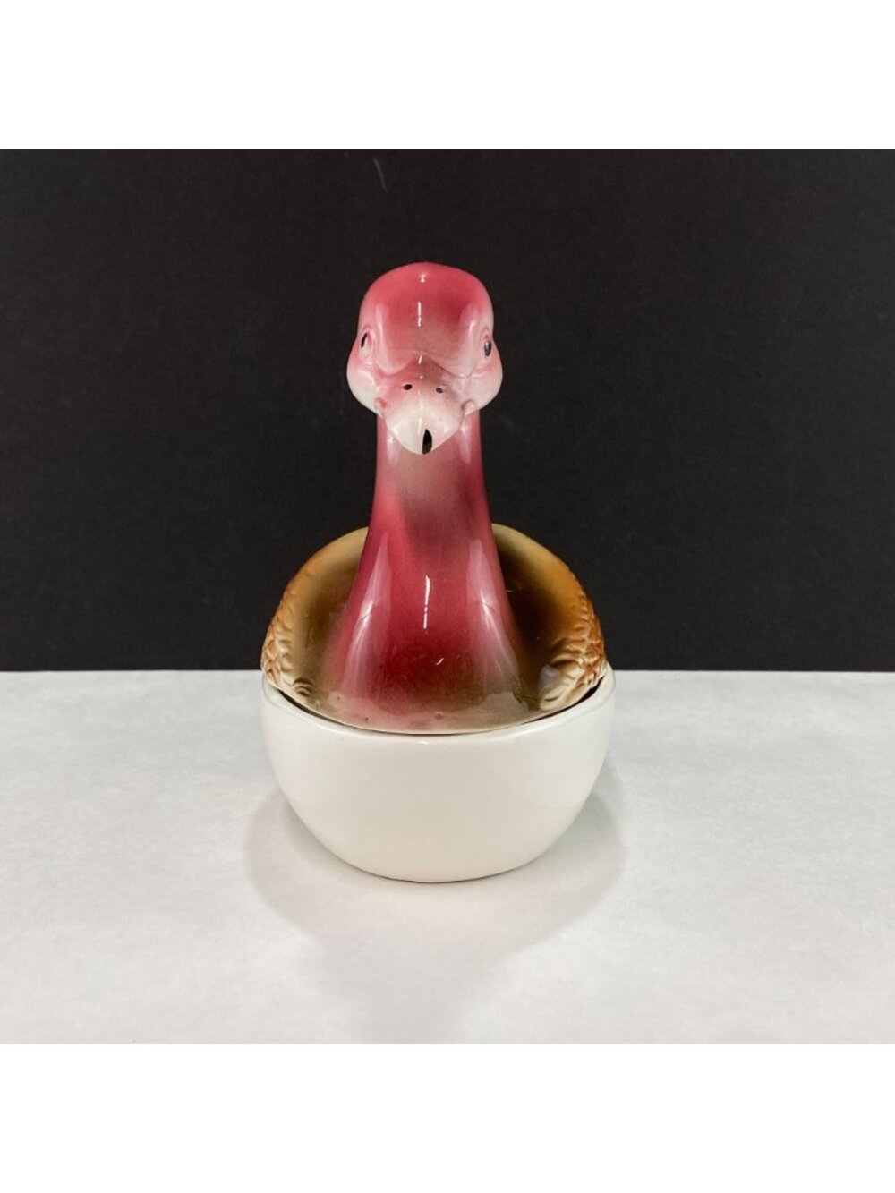 Vintage Nippon Yoko Boeki Duck Candy Storage Box - Picture 4 of 10